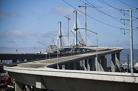 See Long Beach’s Signature Bridge Under Construction