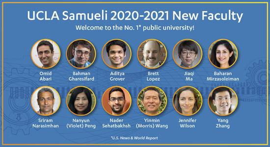 UCLA Samueli School of Engineering announces 2020-21 new faculty