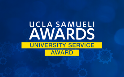 UCLA Engineering 2023 University Service Award Recipient