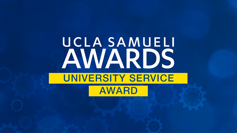 Awards dinner University Service Award