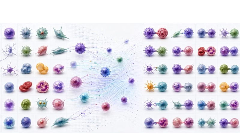 The project seeks to build the world’s largest atlas of cell–cell encounters by running standardized dyad assays at scale across prioritized human cell types, disease contexts, time points and perturbation conditions