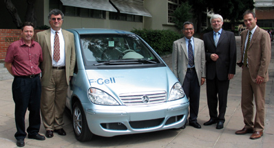 Hydrogen Fuel Cell Cars Donated to School of Engineering by DaimlerChrysler