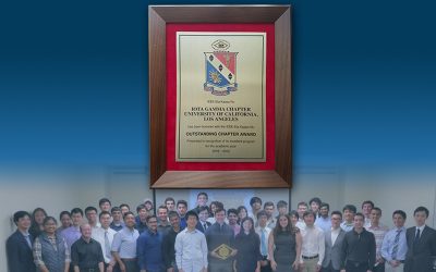 UCLA HKN Honor Society Receives Outstanding Chapter Award