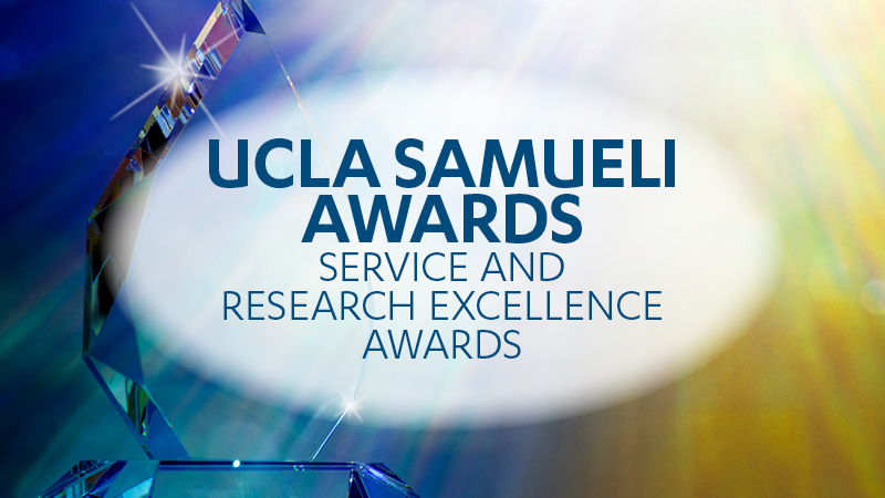UCLA Engineering 2021 service and research excellence awards