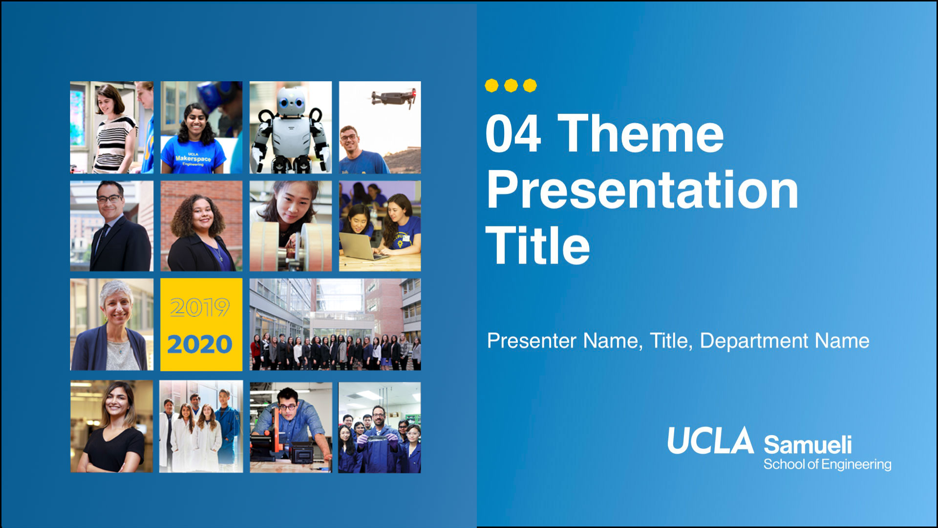 UCLA Samueli School of Engineering PowerPoint Presentation Template with Image