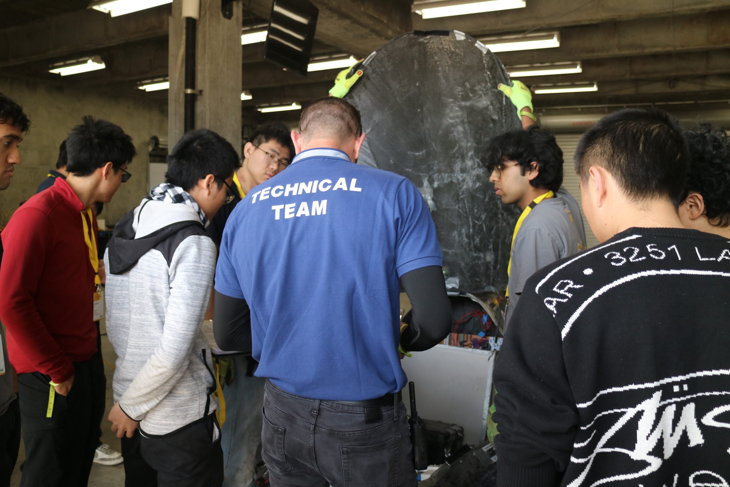 Bruin SMV goes through technical inspection